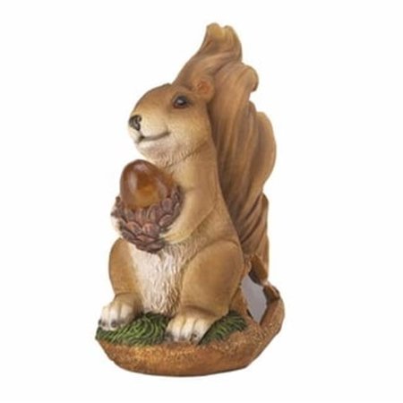 GREENGRASS Squirrel Solar Garden Statue GR22504